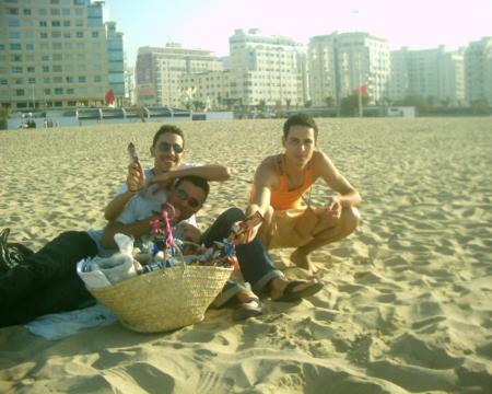 simo et fouad et moi  tanger